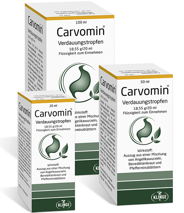 Carvomin® Verdauungstropfen helfen gegen Magenkrämpfe.